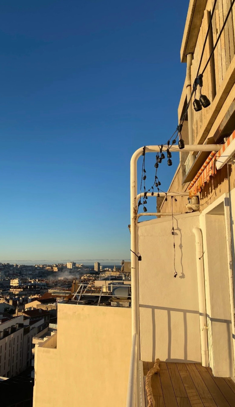 Projet Nédélec, rénovation d'un appartement avec mezzanine rooftop et balcon.
