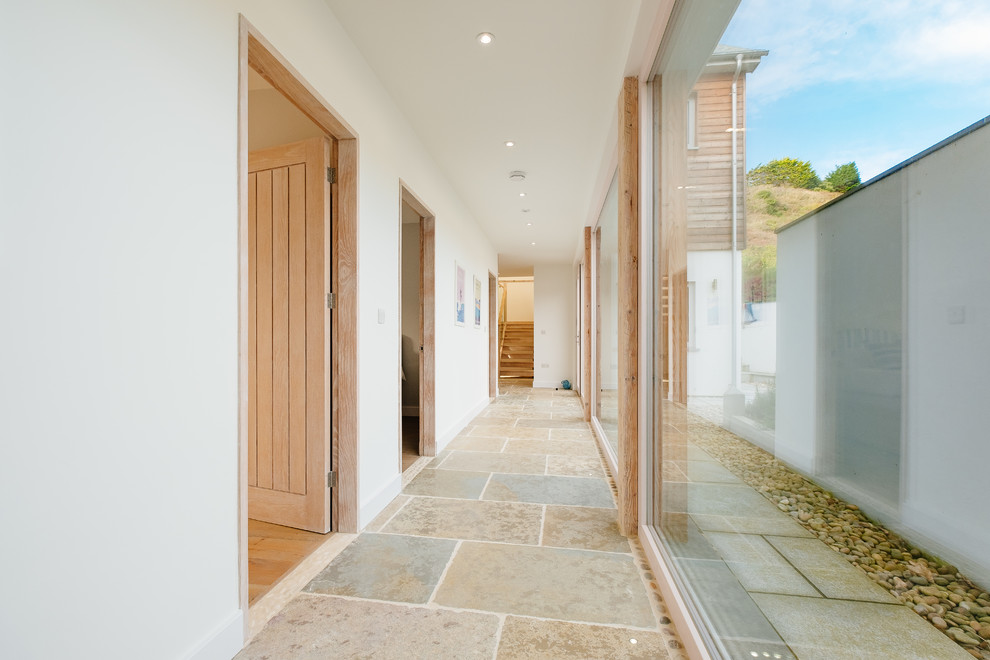 Photo of a beach style hallway in Cornwall.