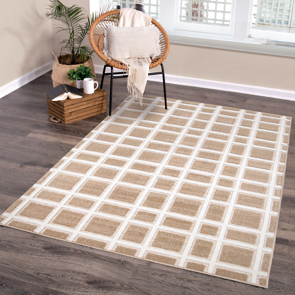 Orian Nouvelle Boucle Stanton Driftwood Area Rug, 5'2