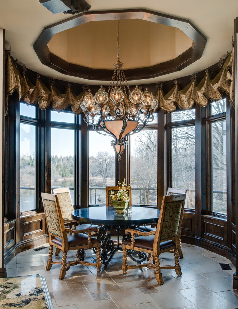Inspiration for a traditional dining room in Other.