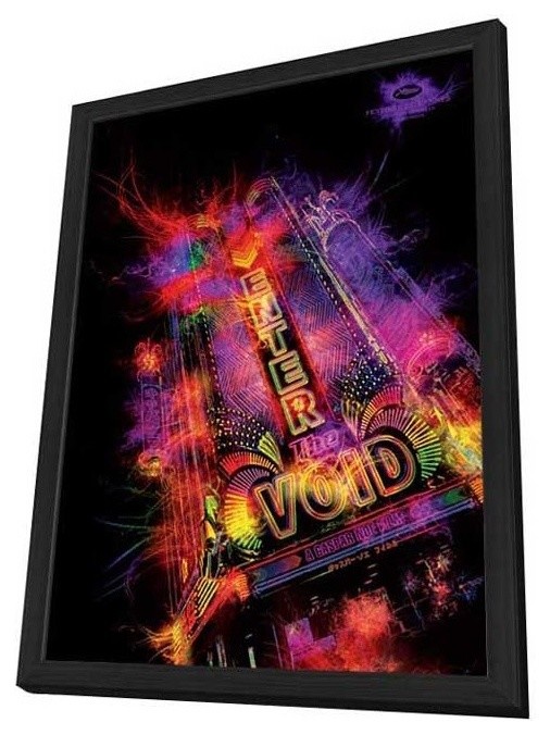 Enter the Void 27 x 40 Movie Poster - French Style A - in Deluxe Wood Frame