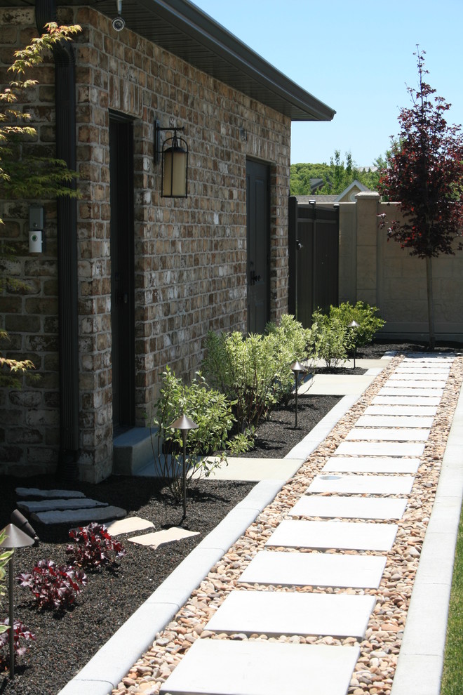 This is an example of a contemporary garden in Salt Lake City.