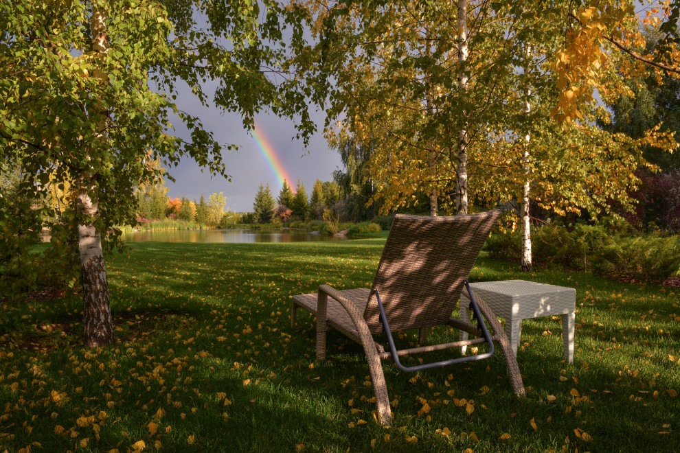Проект сада с водоемом