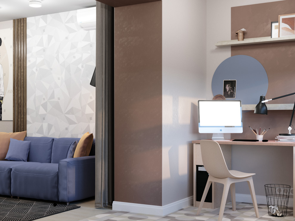 Дизайн проект 2х комнатной квартиры