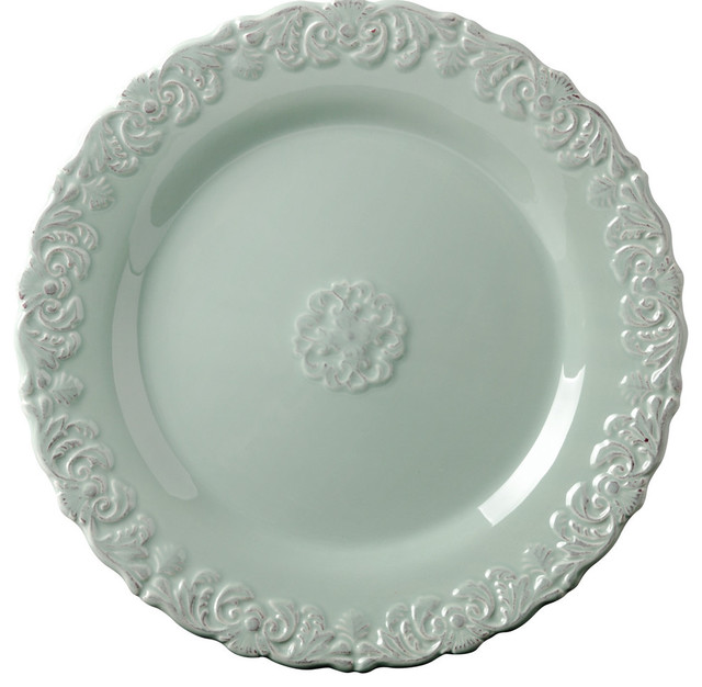 Ceramic Salad Plates, 4Piece Set Traditional Salad And Dessert