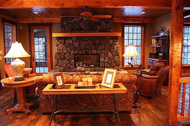 cottage and lodge style - craftsman - living room - minneapolis -
