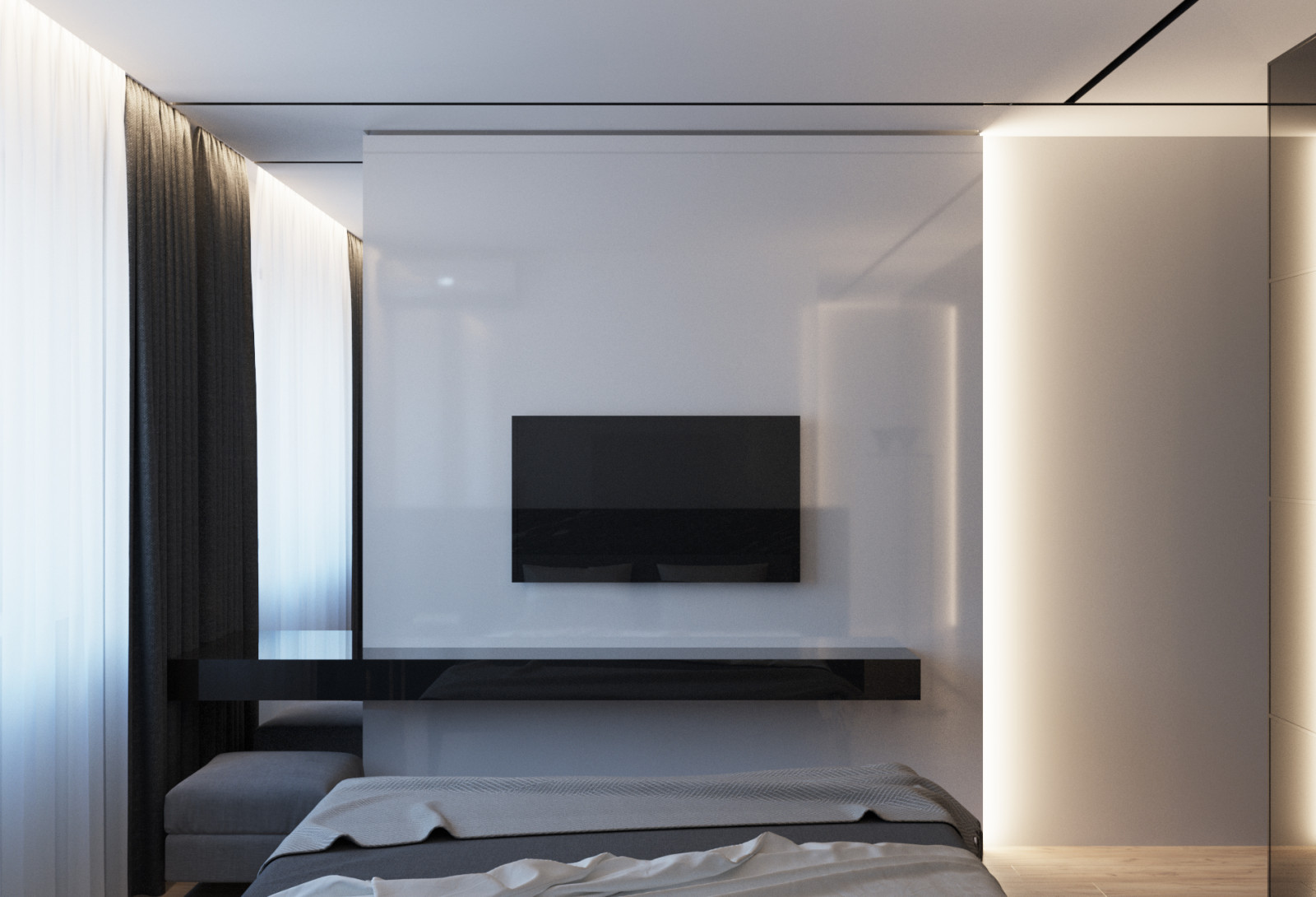 Дизайн проект 3-х комнатной квартиры г. Курск