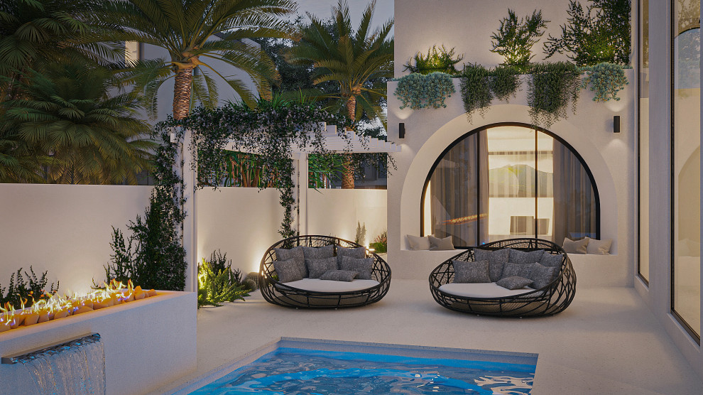 Image showcasing High-End Modern House Design by Tasic Designs - Courtyard - Gold Coast ...
