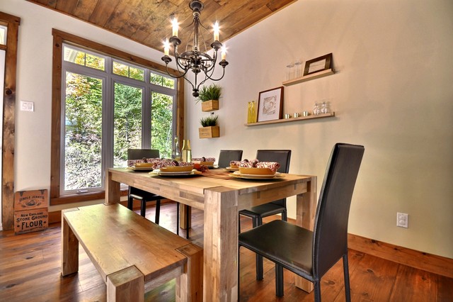 rustic cottage dining room