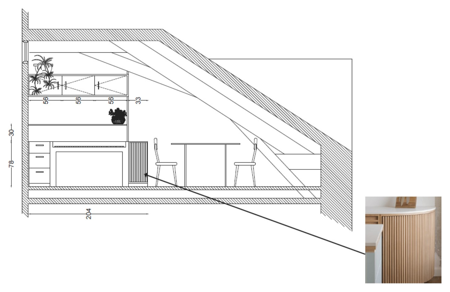 Rénovation d'un appartement mansardé