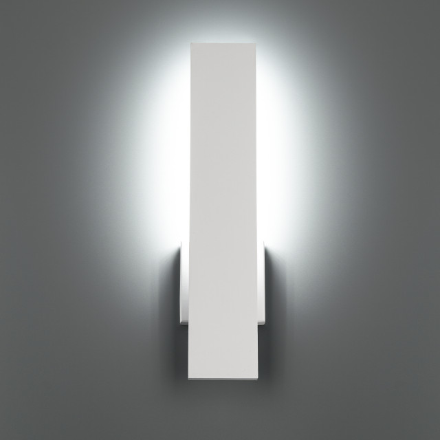 Stag LED Outdoor Wall Light in White Modern Outdoor Wall Lights And