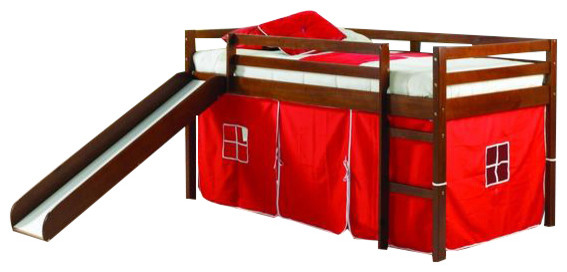 red loft bed