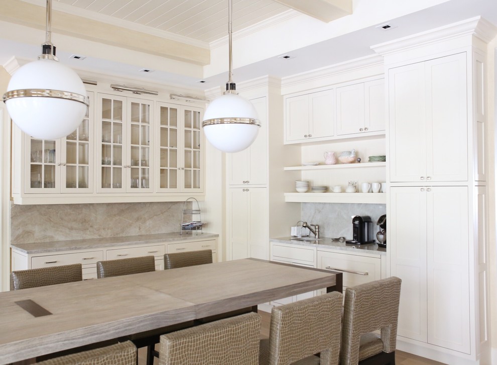 Home design - transitional home design idea in Miami