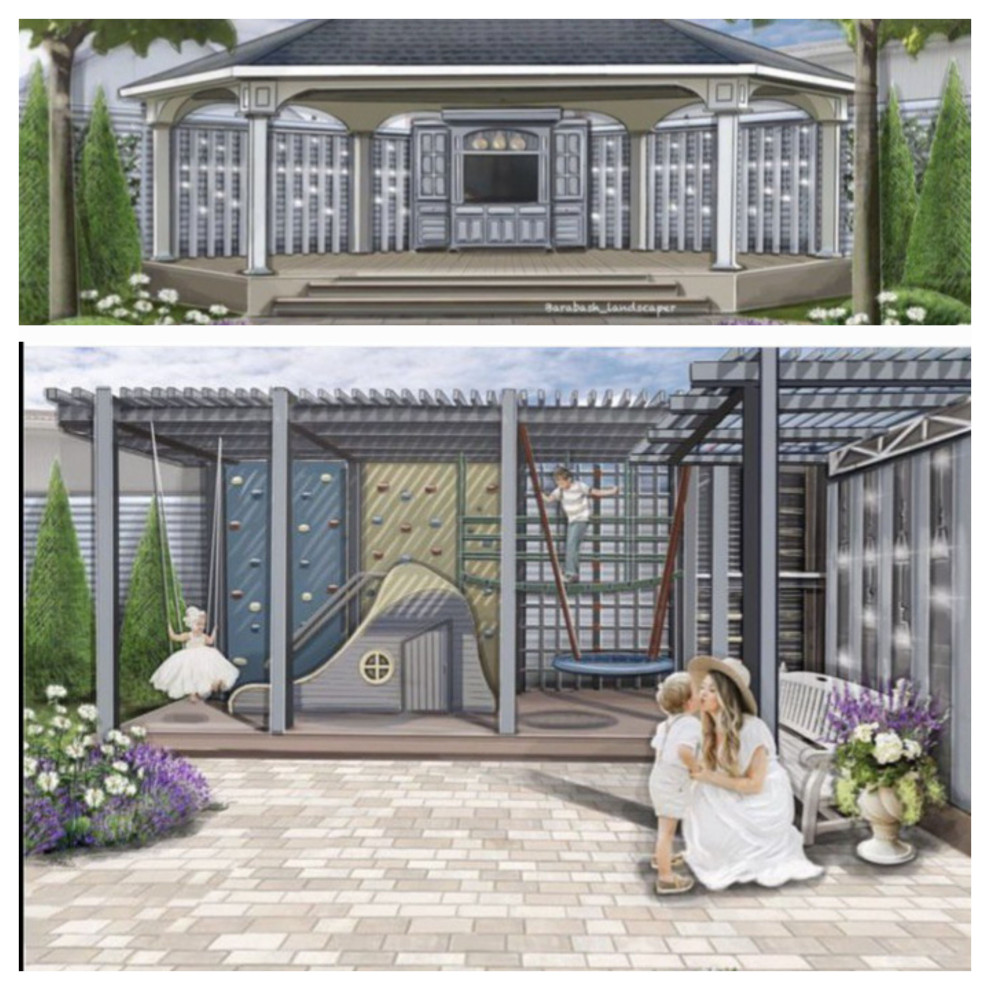 Реализация проекта "Французский дворик"