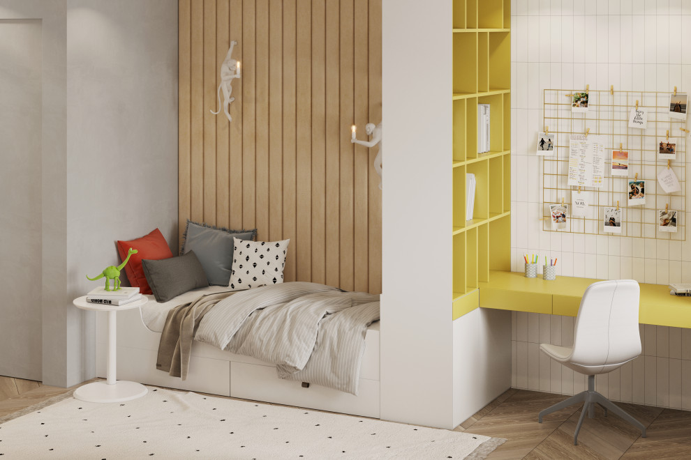 Дизайн трехкомнатной квартиры 90 кв. м.