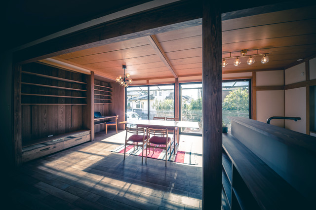若い夫婦がいわき市で暮らすS House中古住宅平屋リノベーション mid-century