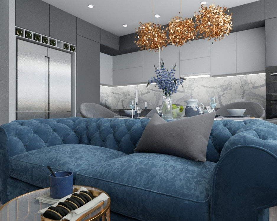 кухня-гостиная