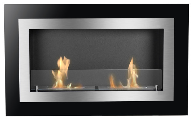 Recessed Wall Ventless Bio Ethanol Fireplace - Villa | Ignis ...