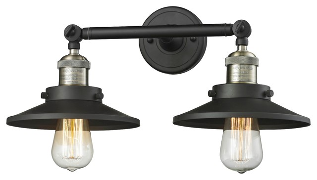 Black Antique Br 2 Light Vintage Dimmable Led Bulbs 18 Bath Black Antique Br 2 Light Vintage Dimmable Led Bulbs 18 Bath