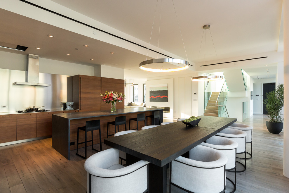 Soho Minimalist Penthouse - Contemporary - Dining Room - New York - by ...