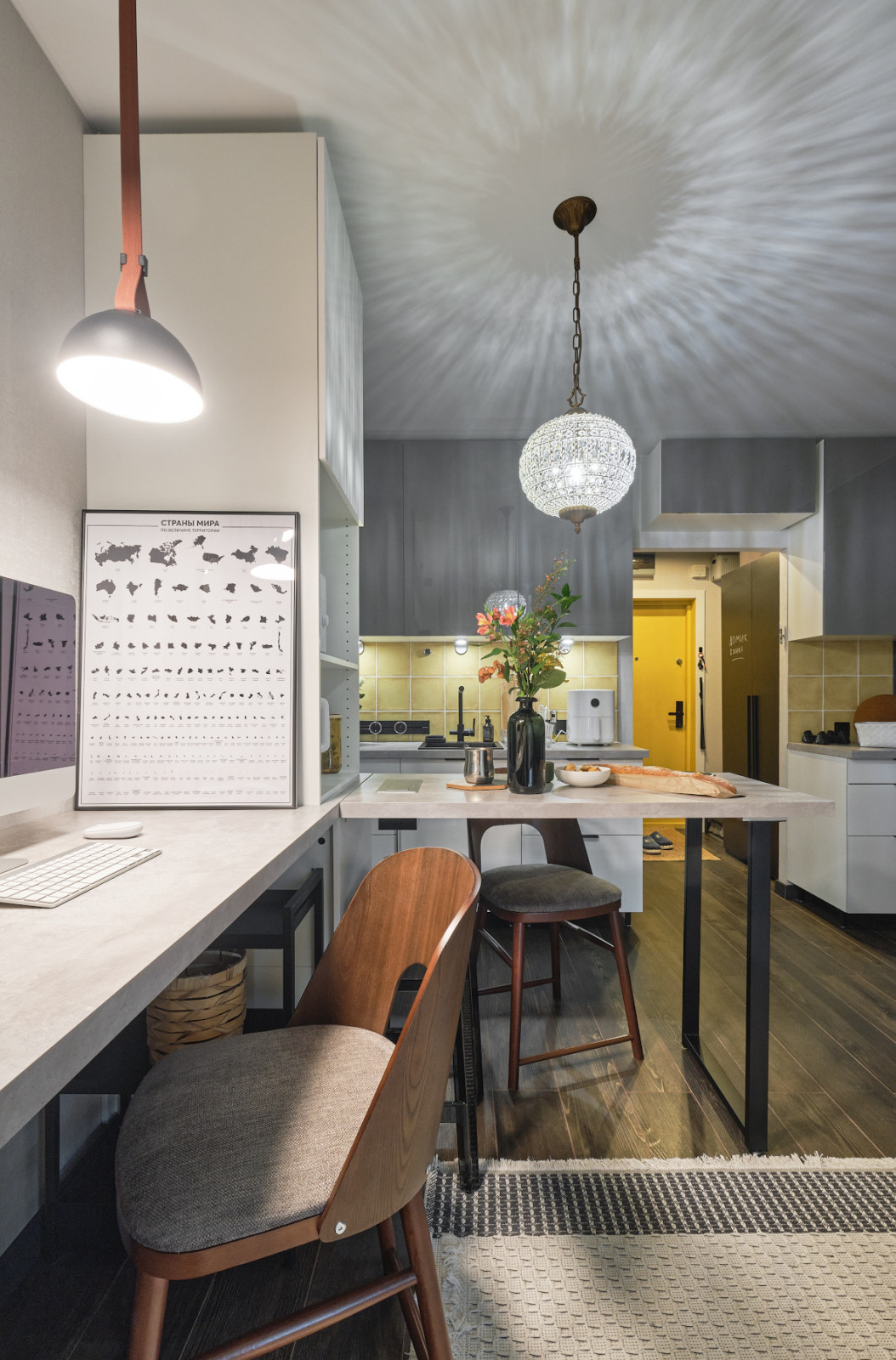 Интерьерная съёмка студии 19 кв.м. на Братиславской (Москва)