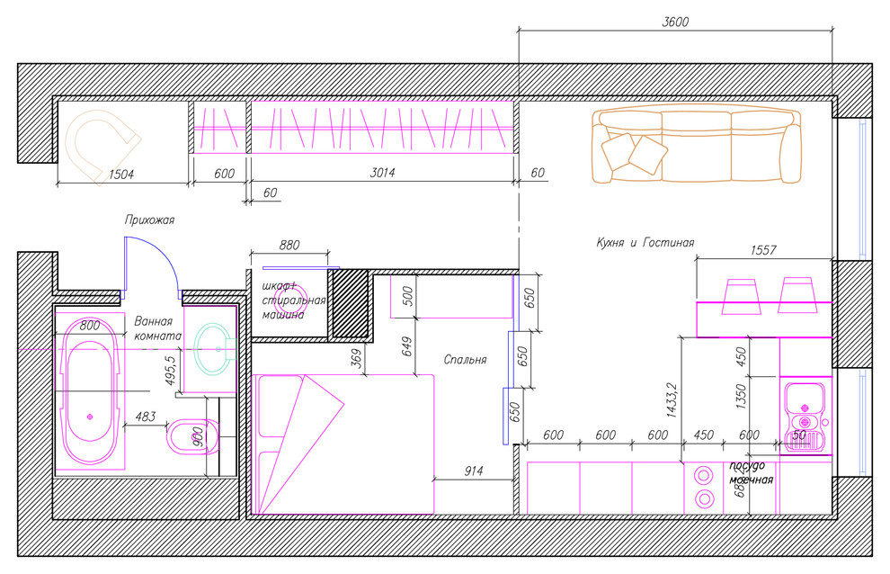 Небольшая квартира в Красногорске