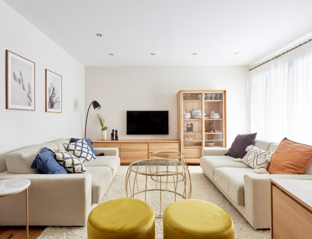 Proyecto Silvela contemporary-living-room