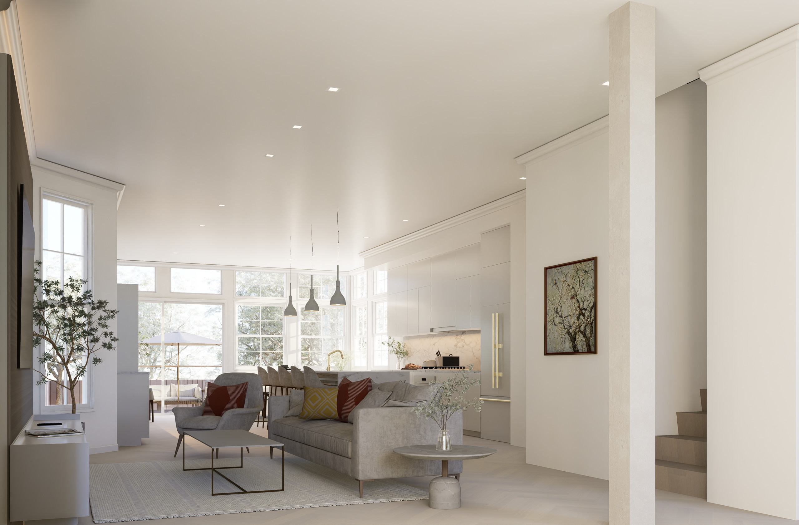 Open Plan Dining/Living/Kitchen