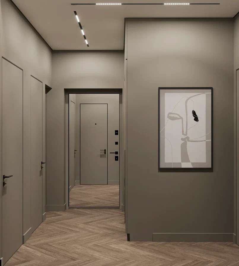 современный минимализм с элементами скандинавского  стиля