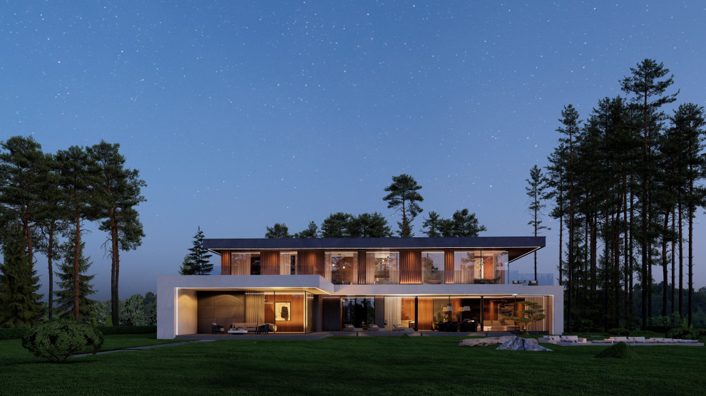 Дом с плоской кровлей-5