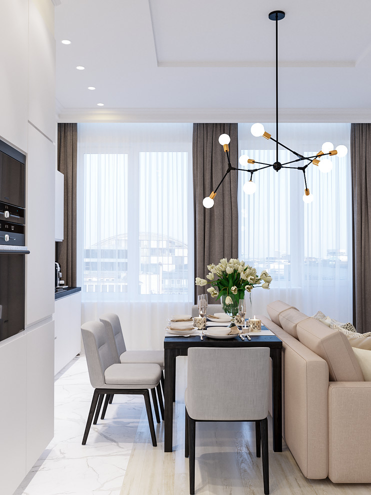 Монохромная кухня