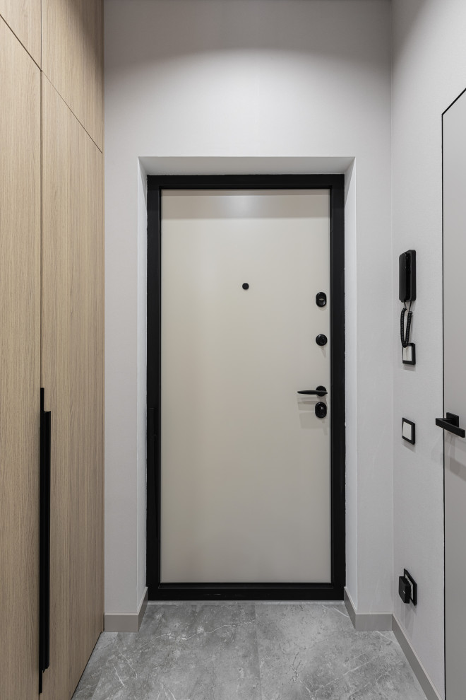 Двухкомнатная квартира в современном стиле с яркими акцентами