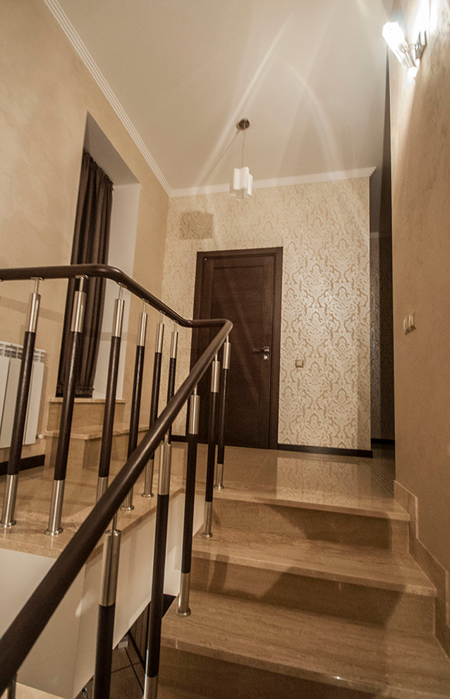 Частная квартира- отделка "Итальянская декоративная краска с эффектом песчаника"