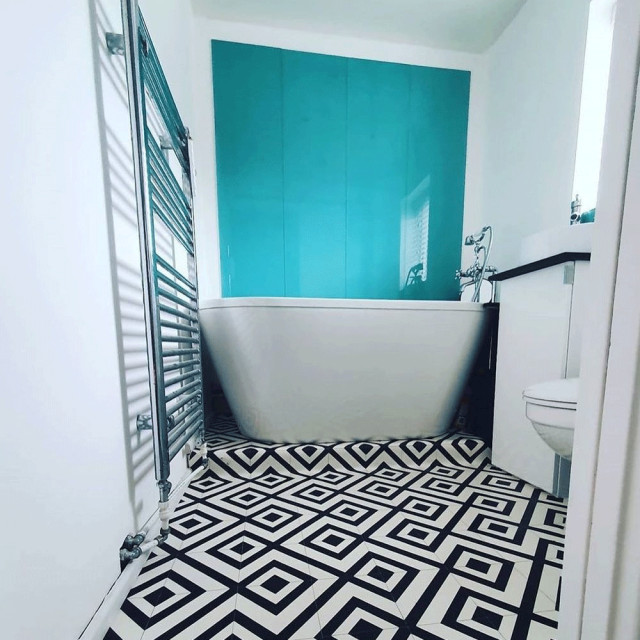 Before & After Customer Bathroom Renovation Cairo 01 Cushion Vinyl