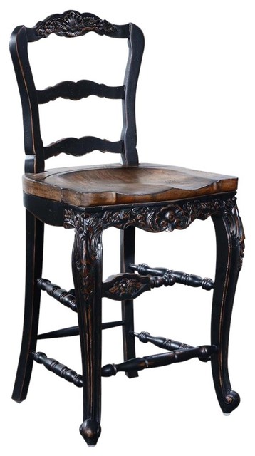 Counter Stool French Country Farmhouse, Country Bar Stools Wood
