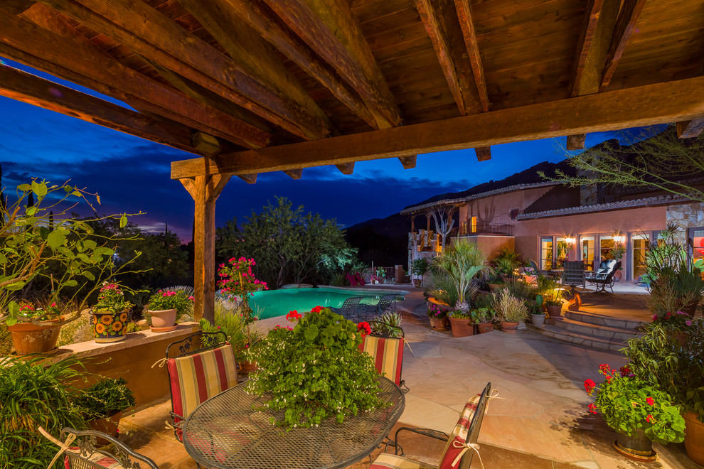 Exterior Views Southwestern Patio Phoenix by Carter Photography