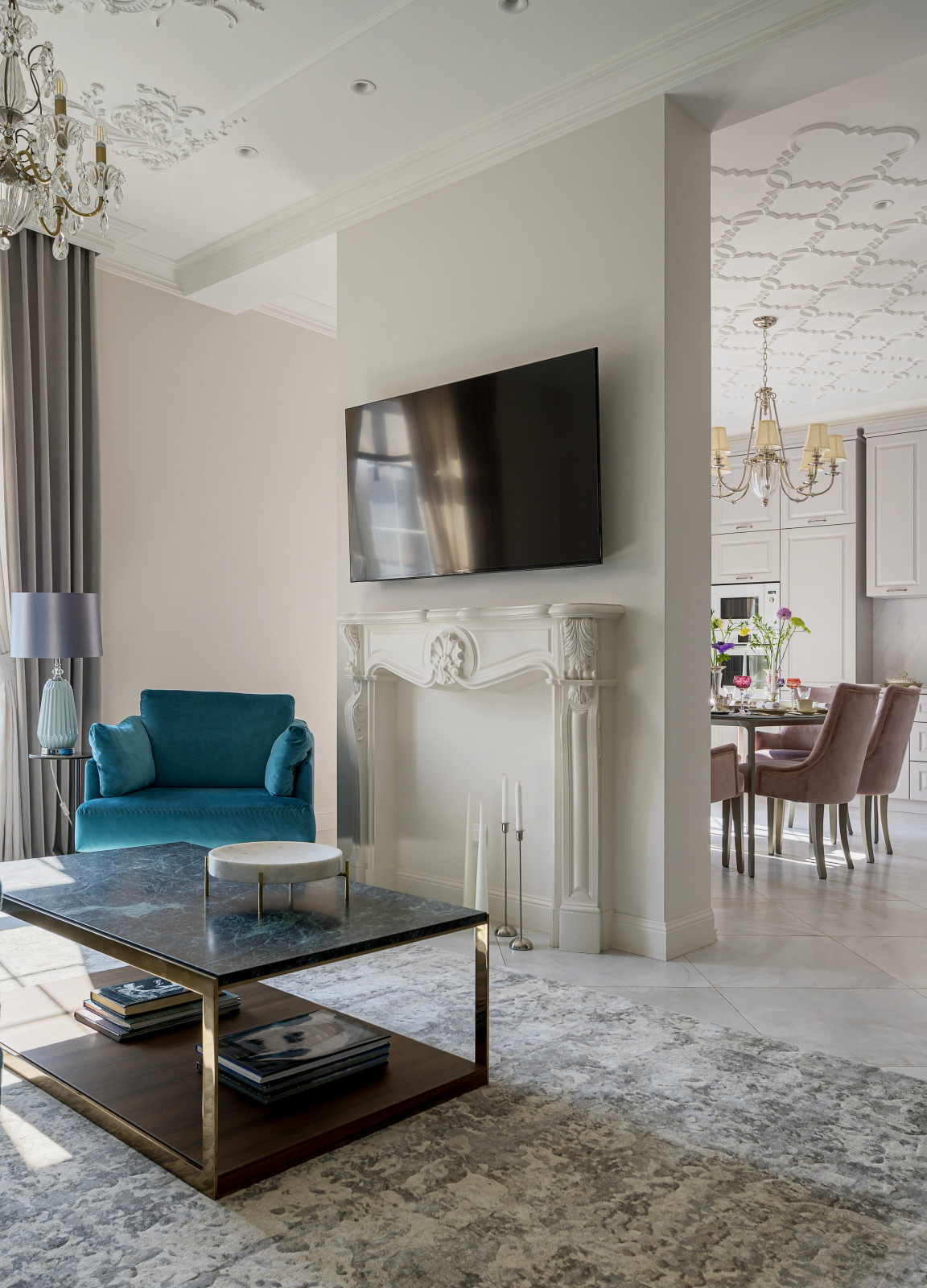 2-х уровневая квартира Неоклассика