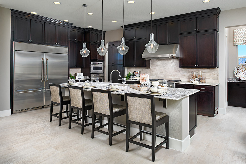 Hanford model home in Las Vegas Contemporary Kitchen Las Vegas