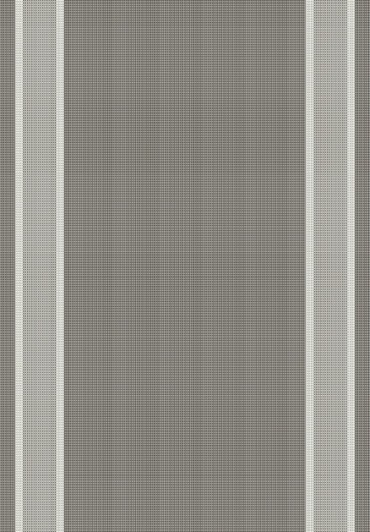 Mysterio Stair Rug, Silver/Border Color Light Gray, 26" Runner