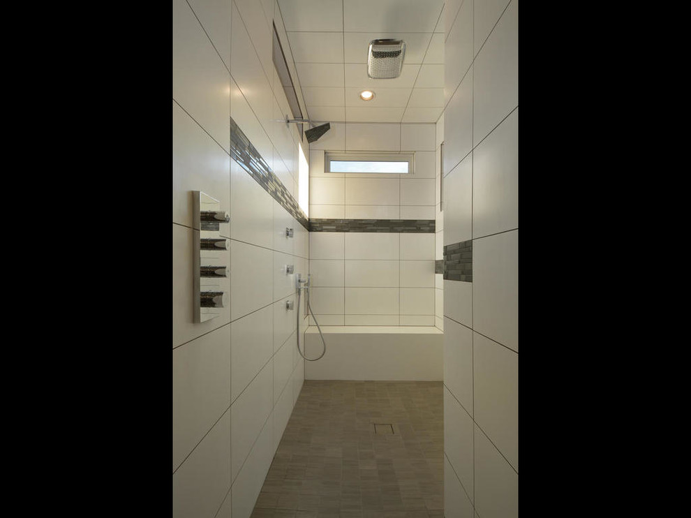Example of a trendy home design design in Austin