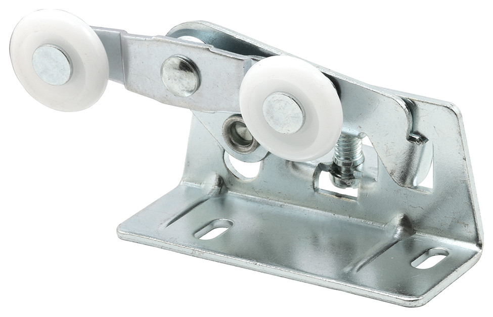 Steel, Top Mount, Twin Pocket Door Roller, Cox Traditional Pocket Door Hardware by Prime