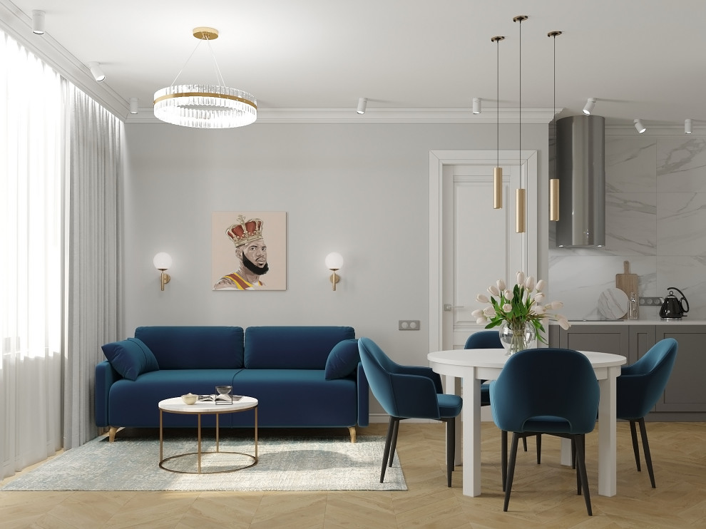 квартира для семьи 68 кв.м. с иделальной планировкой