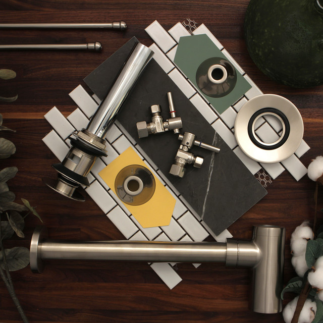 Modern Plumbing Sink Trim Kit Modern Bathroom Los Angeles by Kingston Brass Houzz IE