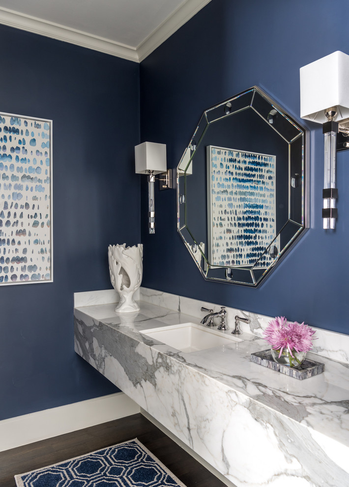 Inspiration for a transitional bathroom remodel in Dallas