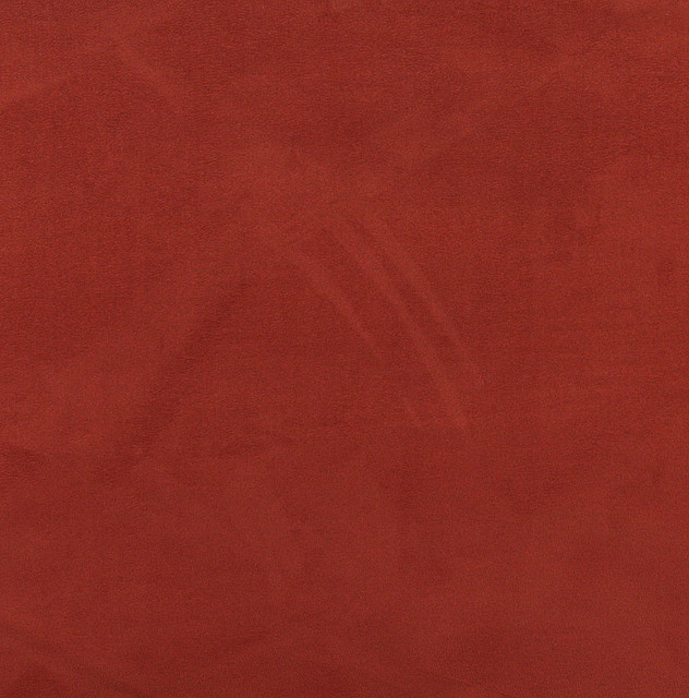 C051 Red Orange Microsuede Fabric By The Yard