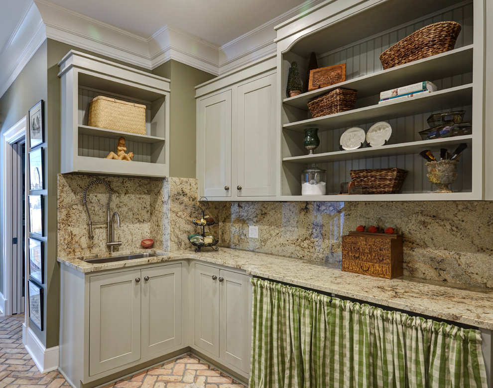 Large transitional home design photo in Milwaukee