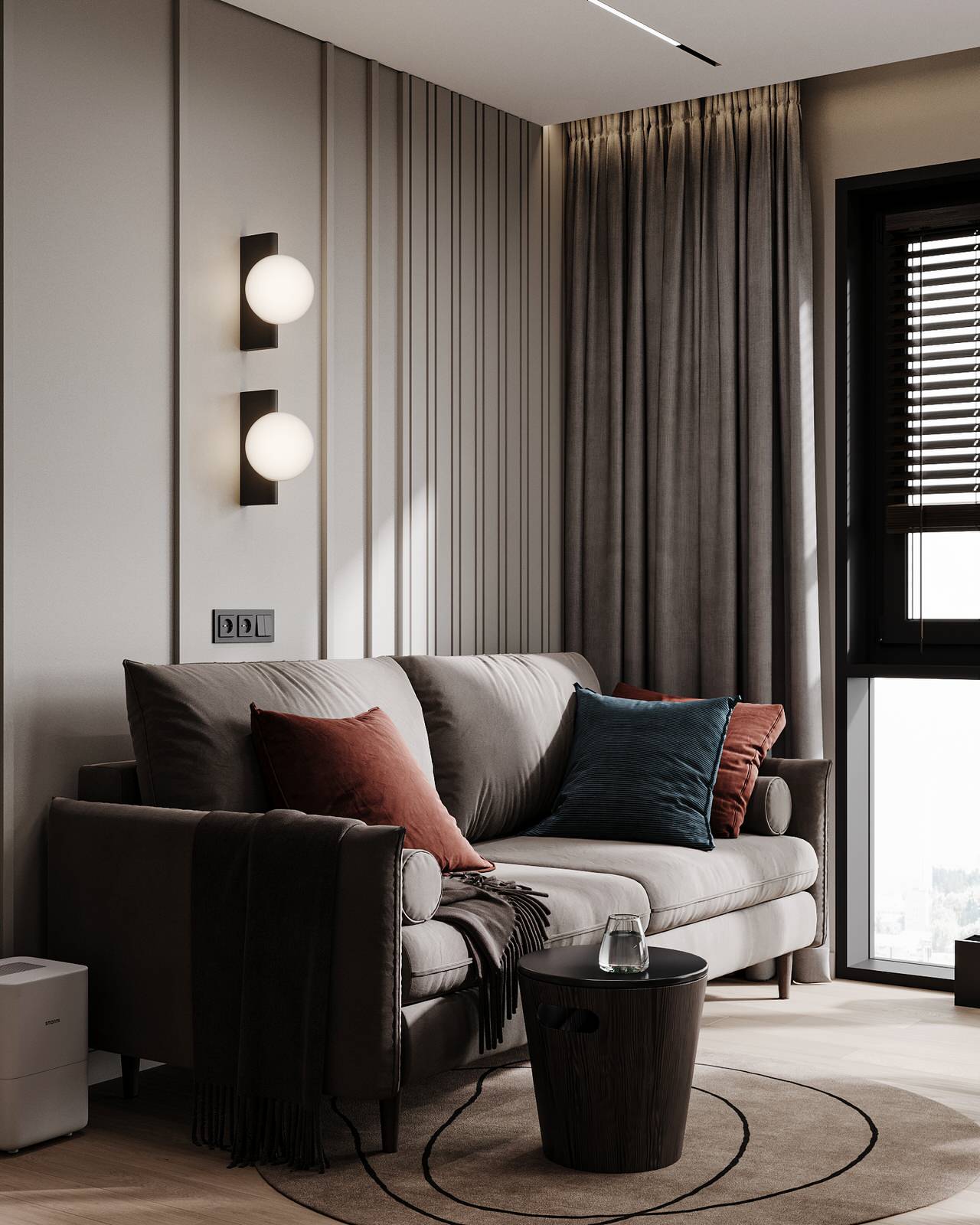 Интерьер квартиры в ЖК "Метрополия"