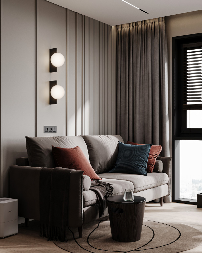 Интерьер квартиры в ЖК "Метрополия"