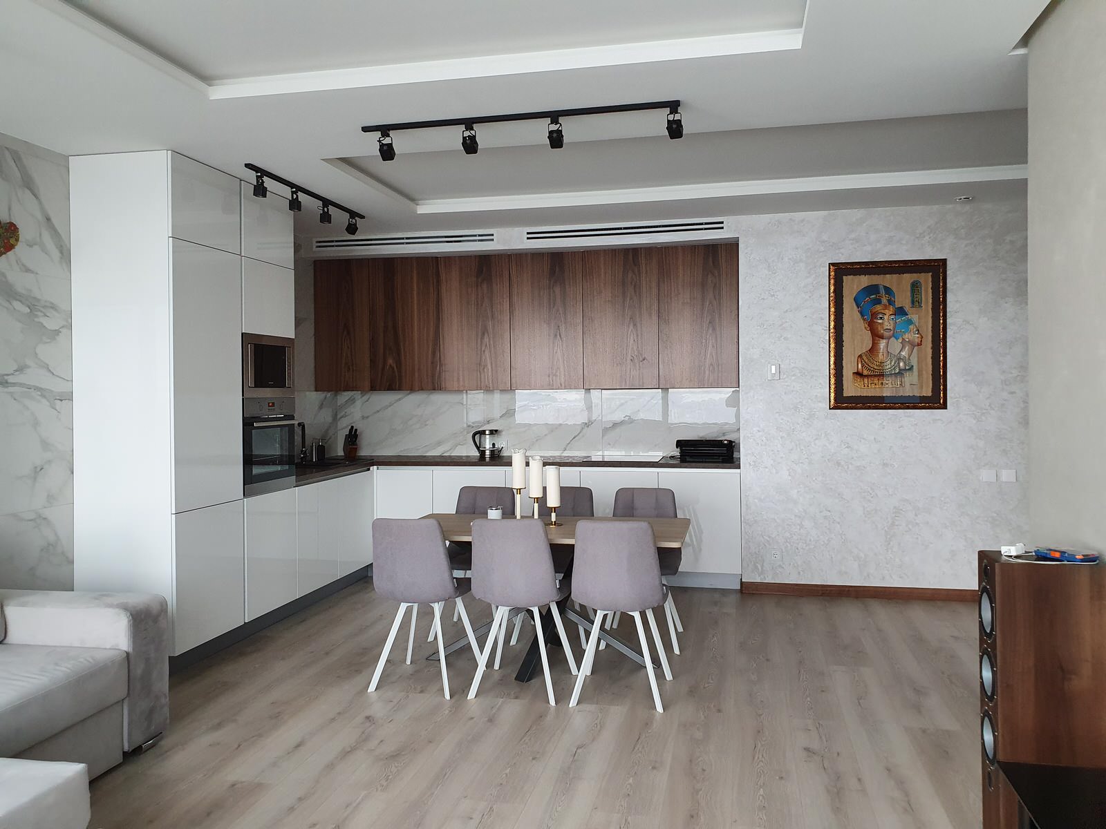 Кухня в современном стиле, ЖК Лазурные Небеса, г. Казань