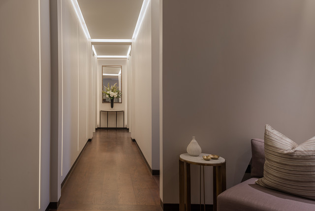 Mayfair duplex penthouse modern-corridor